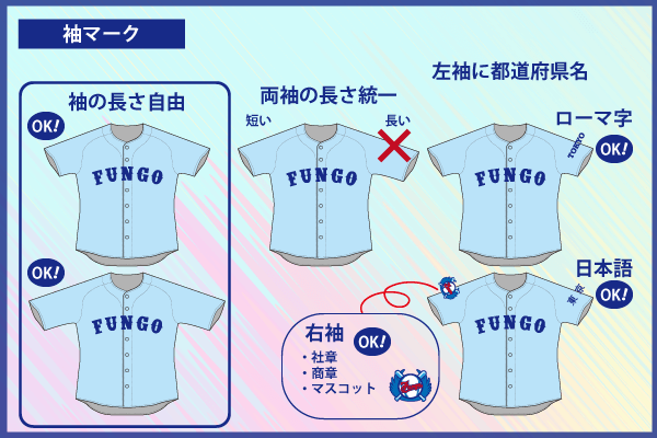 草野球ユニフォームの規定とは？かっこいい&おしゃれなデザインを 